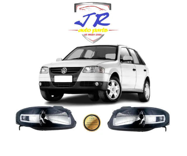 Par Farol Gol G4 Mascara Negra