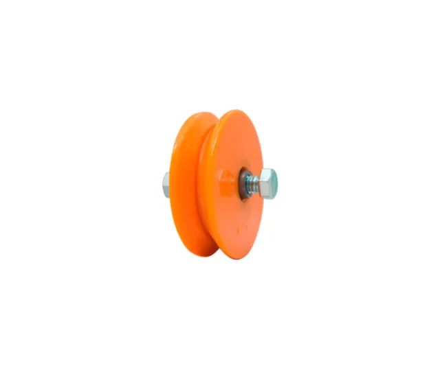 Kit Com 2 Roldanas Nylon Parafuso 3x20mm 