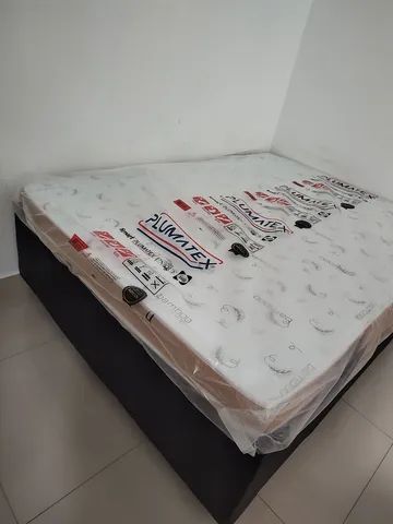 Cama casal base mais colchão entrega grátis  - Foto 3