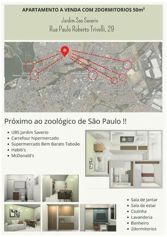 Captação de Apartamento a venda na Rua Paulo Roberto Trivelli, Jardim Sao Saverio, São Paulo, SP