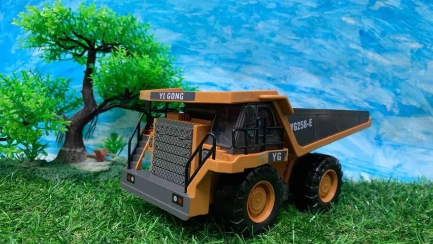 Carrinho Caçamba de Brinquedo Controle Remoto - Foto 3