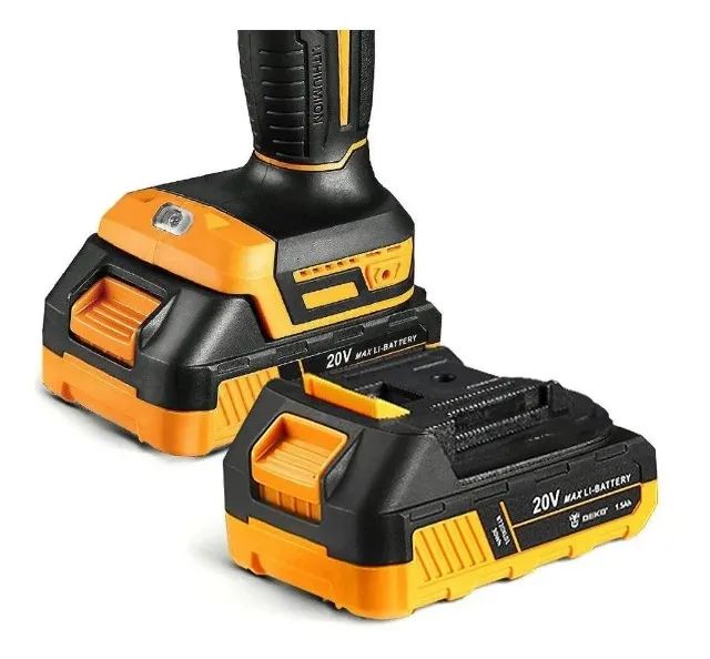 Parafusadeira e Furadeira Profissional 20V Deko com Bateria + Carregador Bivolt + Garantia - Foto 6