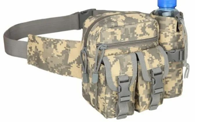 Pochete com Recipiente Para Garrafa tática Militar para Esporte e Caminhada - Foto 2