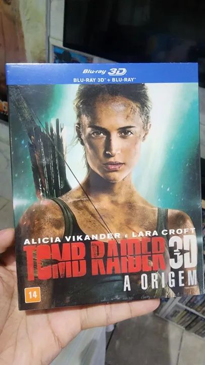 Blu-ray 3D + 2D Tomb Raider  Lacrado 