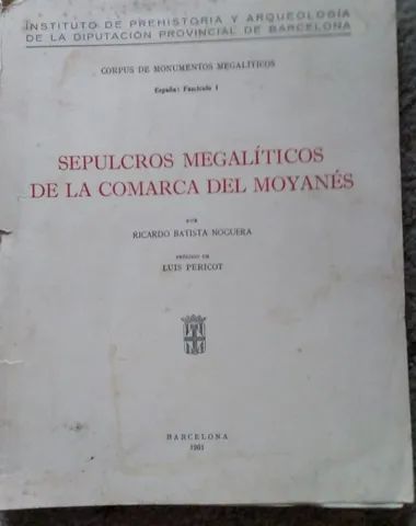 SEPULCROS MEGALÍTICOS DE LA COMARCA DEL MOYANES.
