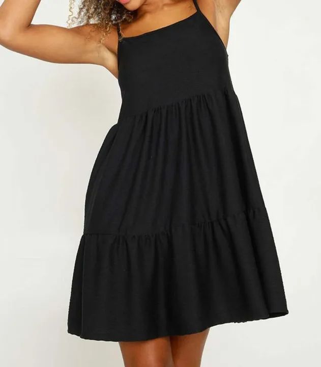 Vestido solto preto M - Foto 2