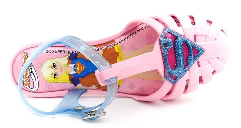 Sandália Infantil Super Girl Grendene - Foto 5