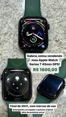 Apple Watch Séries 7 45mm GPS