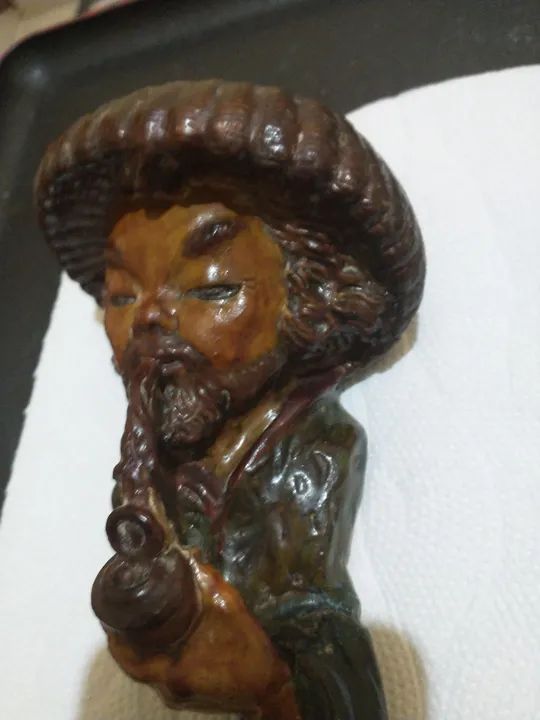 Estatueta antiga de parede - Foto 4