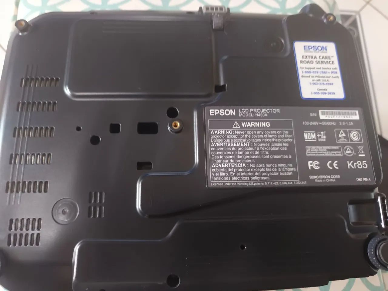 Projetor Epson S12+ Powerlite usado em perfeito estado - Foto 5