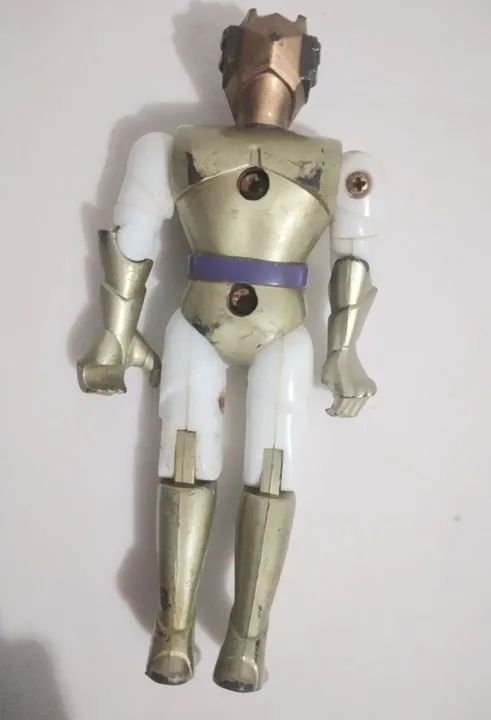 Boneco Articulado Vintage - Bioman Warrior anos 80  Colecionável - Foto 6