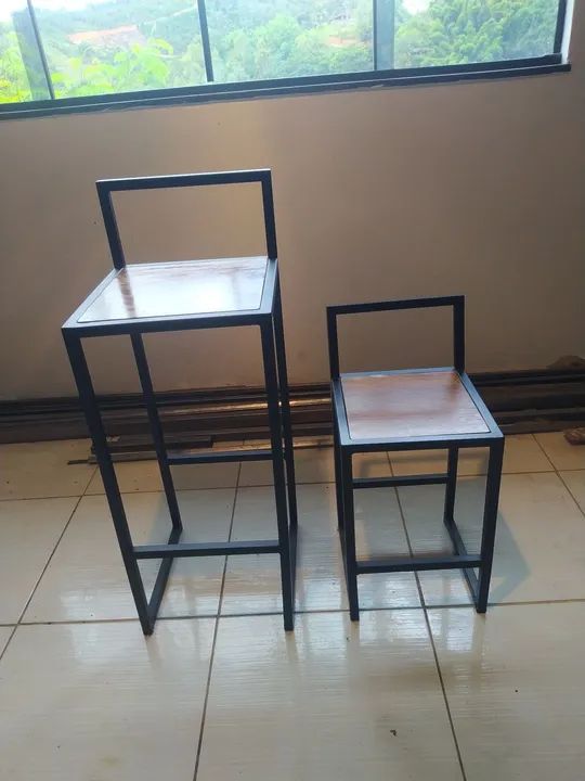 Banquetas alçadas alta e baixa @oficina.57 - Foto 4