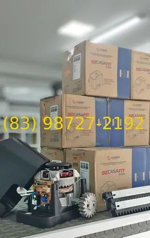 Motor para portão Garen DZ casa com garantia de fábrica kit completo - Foto 3