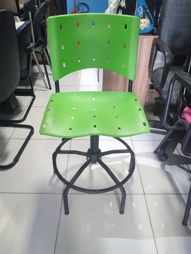 Cadeira giratória alta escritório  - Foto 2