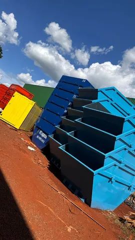 Caçambas para entulho, Caçamba poli, Container Almoxarifado, container galpao estoque - Foto 3