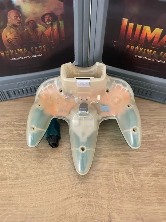 Controle Nintendo 64 Azul Translúcido Original  - Foto 3