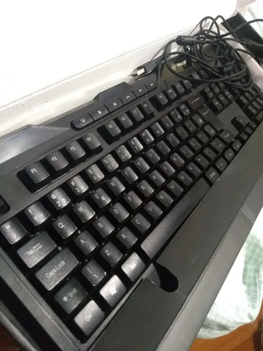 Kit Teclado e Mouse Gamer TGT Warfare I Rainbow RGB, TGT-WARI-01