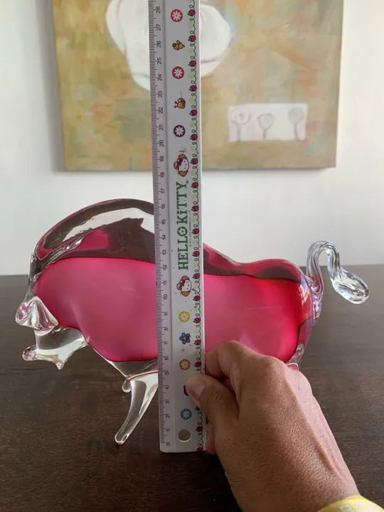 Escultura italiana em Vidro de Murano