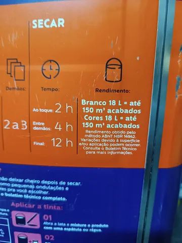 Tinta Suvinil Fosco Completo 18 litros Areia Fosco  - Foto 4