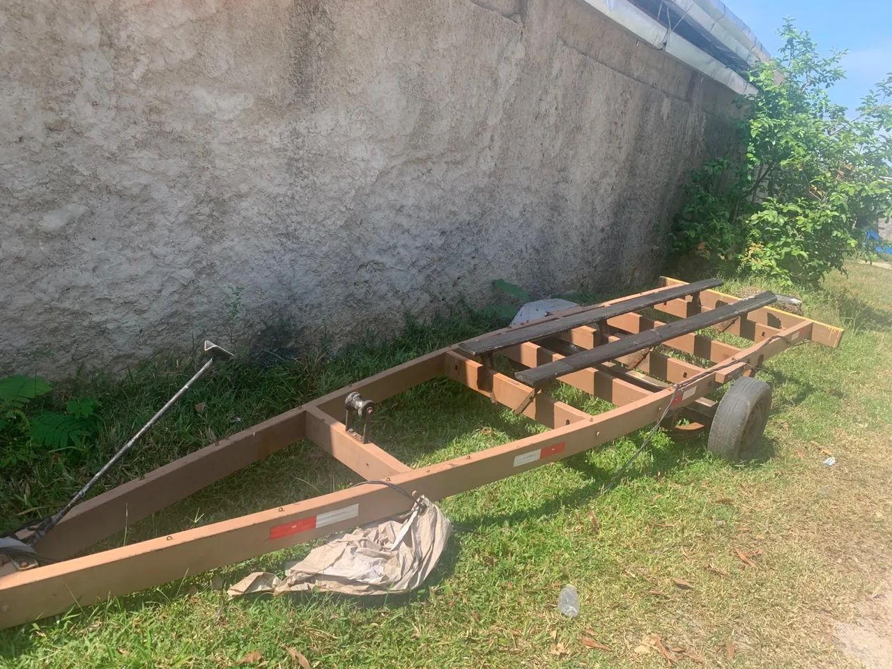 Carretinha rodoviária de madeira de lei documentada  - Foto 2