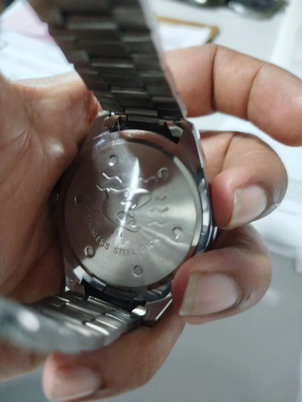 Relógio aço inox a prova d'água  - Foto 2