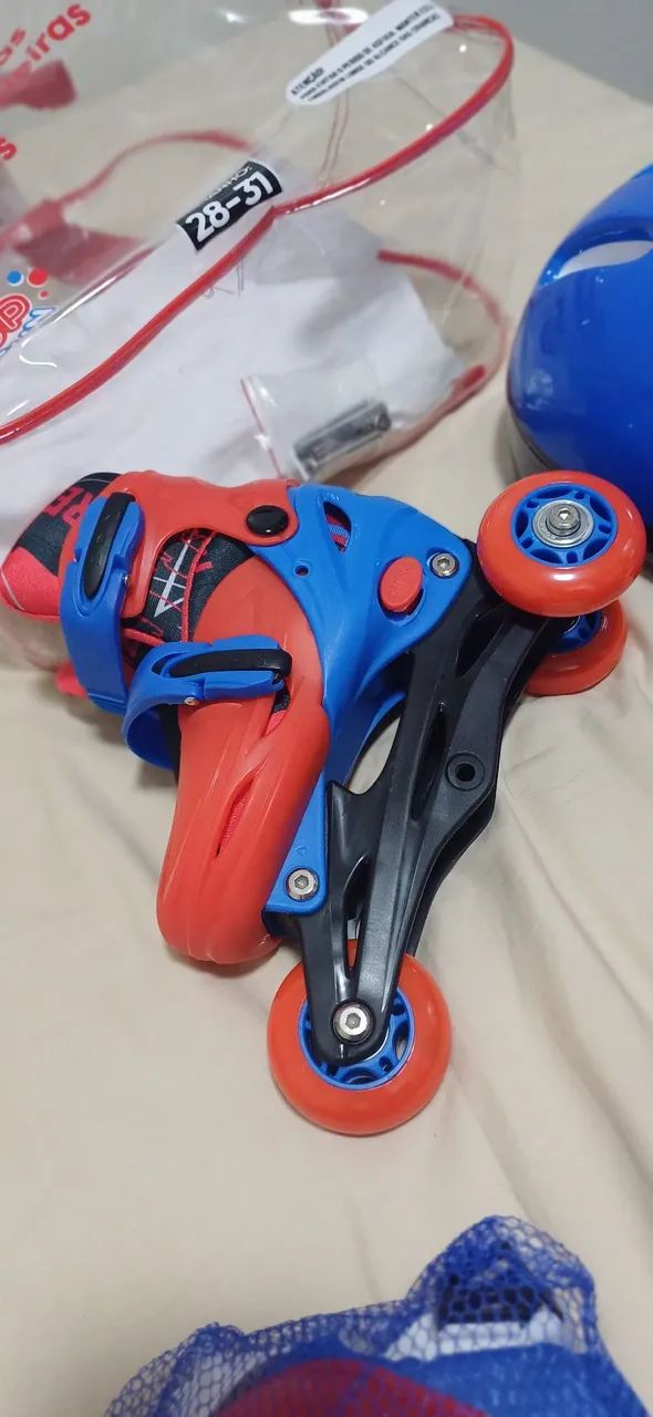 Patins Inline Infantil - Tamanho Ajustável - Foto 4