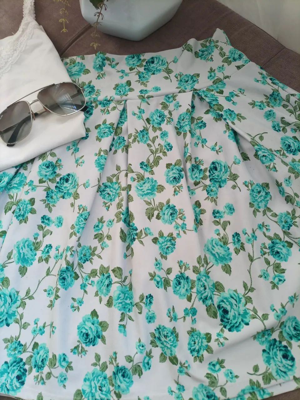 Saia e blusinha look perfeito tamanho P - Foto 4