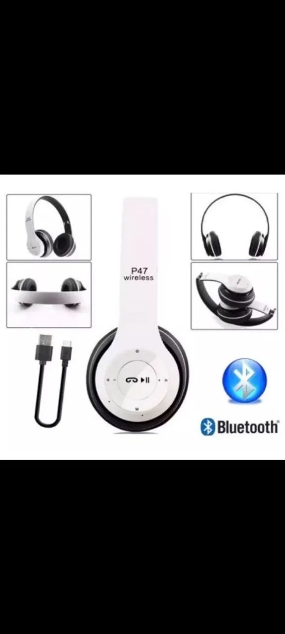 Fone de ouvido Bluetooth P47 Wireless - Foto 4