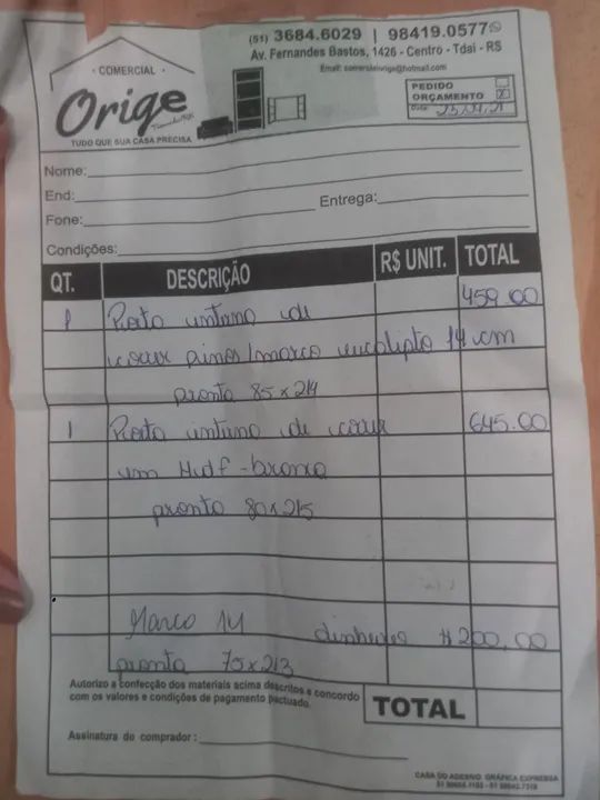 Porta de correr completa.  - Foto 2