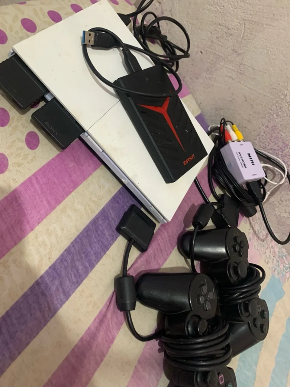 Playstation 2 Completo + Acessórios