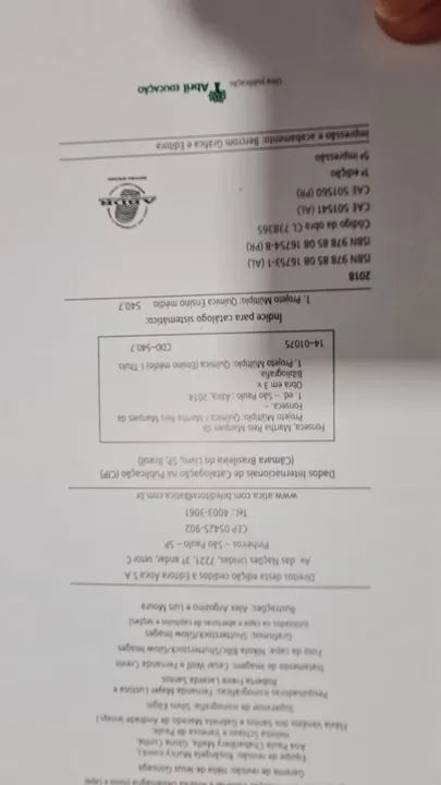 Livro Química 3. Ensino Médio  - Foto 2