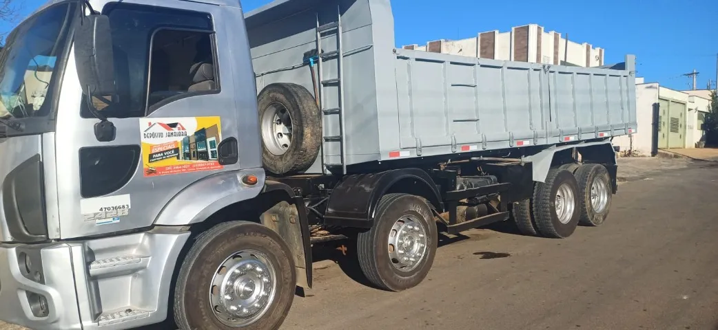 FORD CARGO 2428 BITRUCK CAÇAMBA AGRICOLA