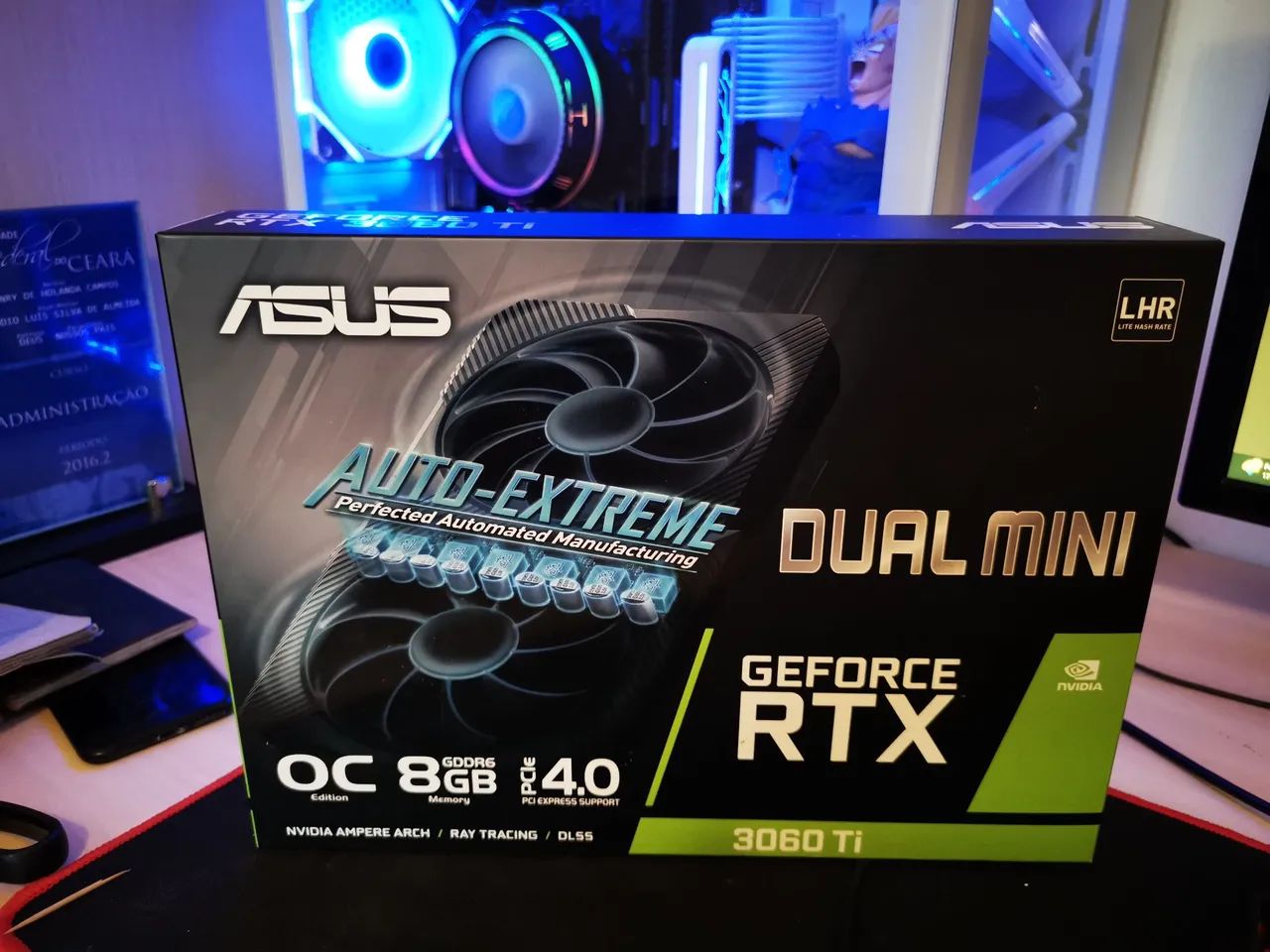 Placa de Vídeo ASUS GeForce RTX 3060 Ti Dual Mini OC 8GB GDDR6 - Foto 2