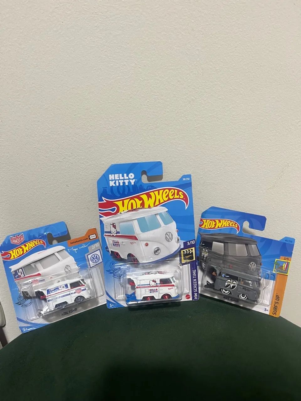 Kit três Kool Kombis Hotwheels
