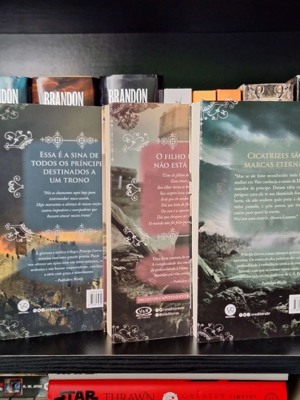 Livro coleção Príncipe Cativo - O Escravo, O Guerreiro, O Rei - Autora C. S. Pacat - Foto 2