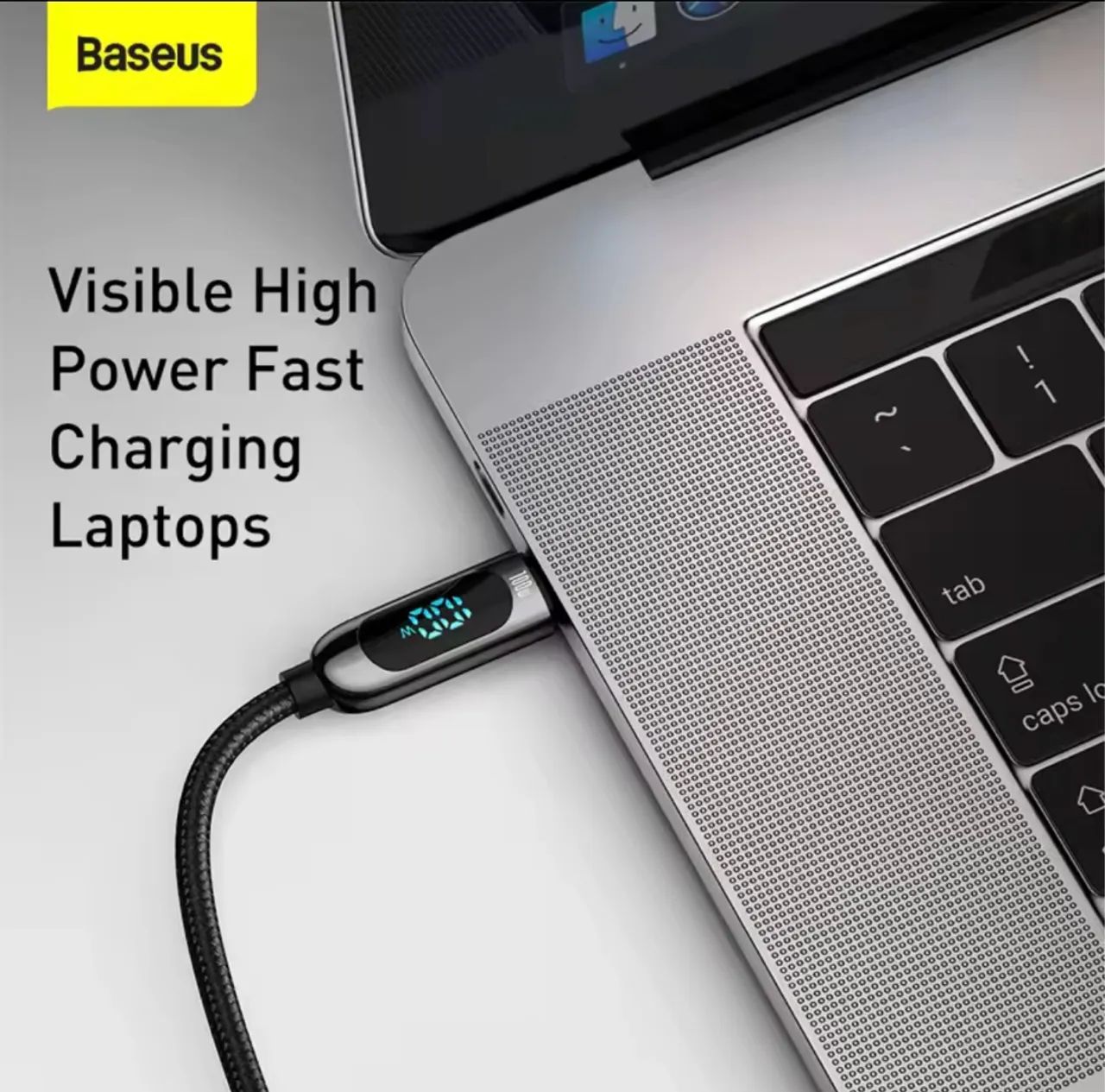 Cabo Baseus display Rápido 2 Metros Usb-C  - Foto 4