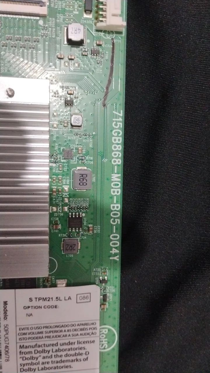 Placa para tv Philips 50 pol - Foto 3