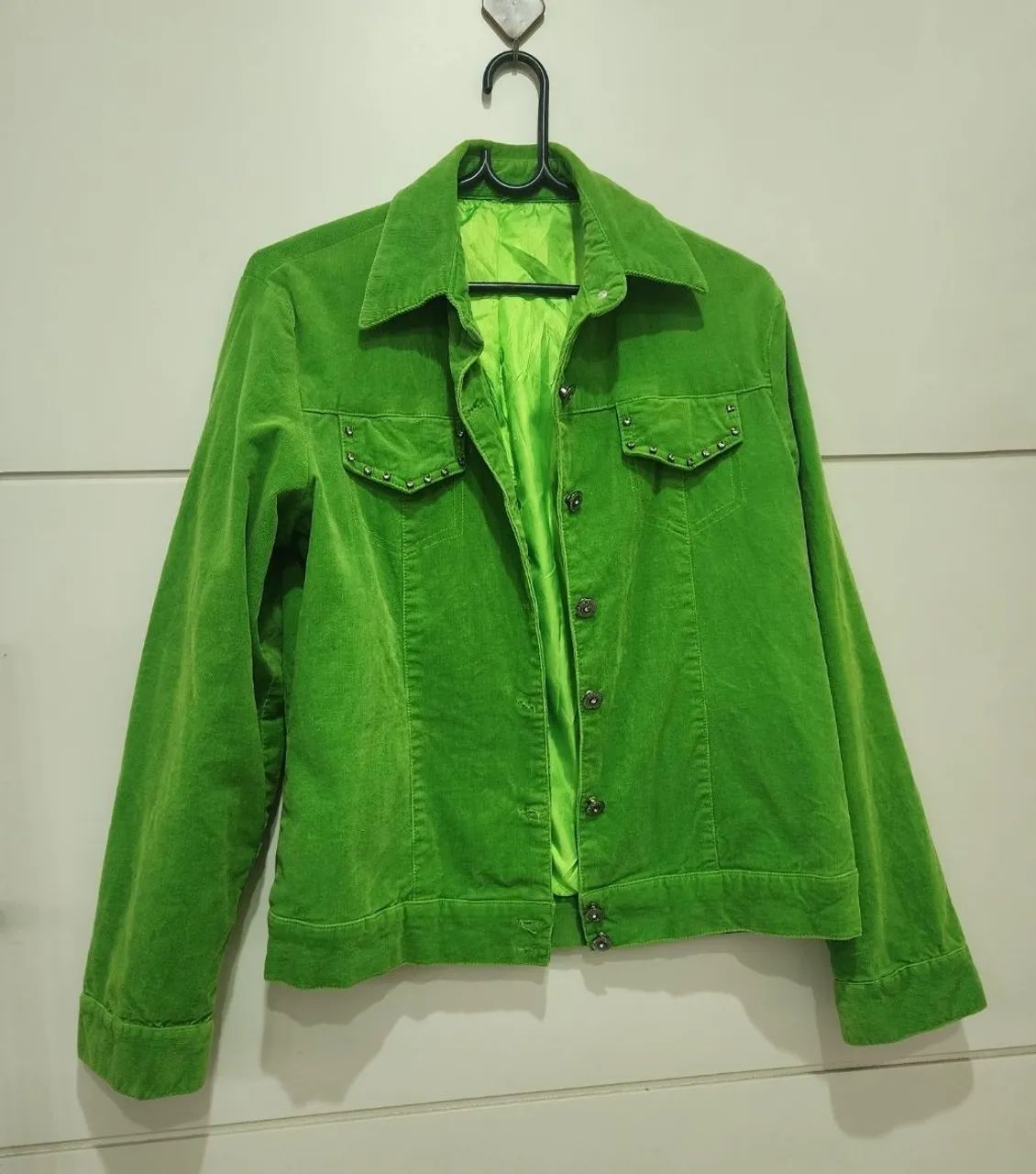 Jaqueta de Veludo Verde veste 44 - 46