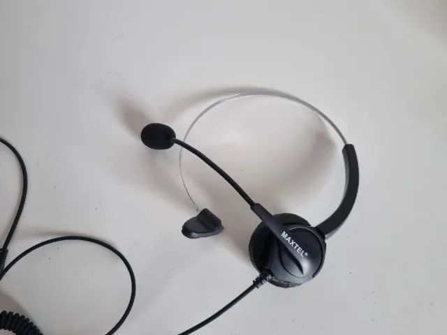 Fone De Ouvido Headset Telemarketing Com Microfone Universal