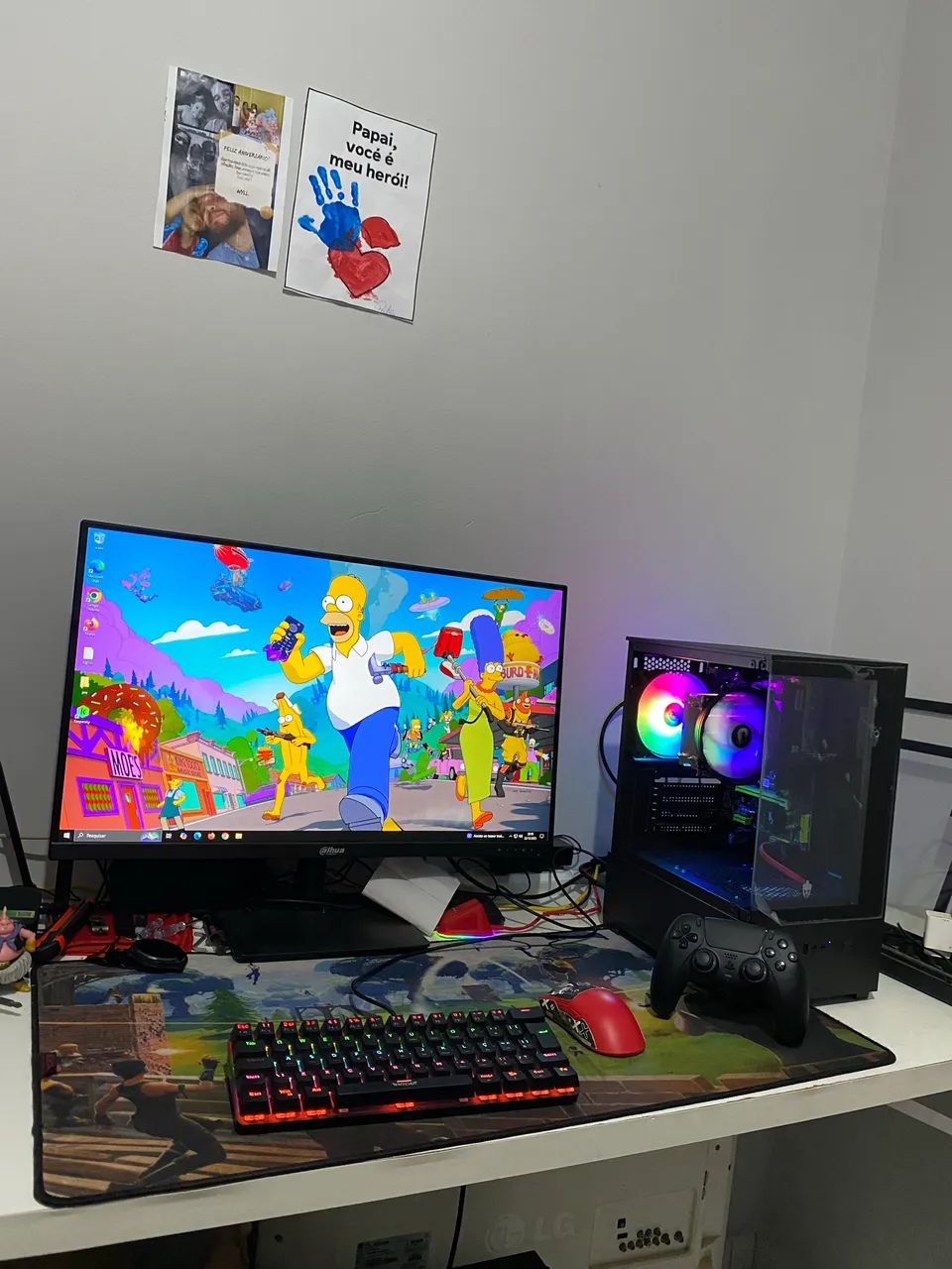 Pc gamer R5 5600GT - monitor, teclado e mouse de brindes - promoção loja wyll informática  - Foto 2