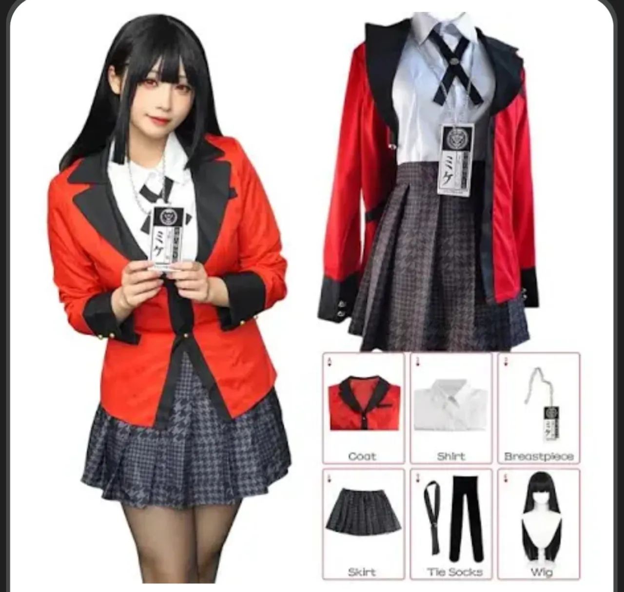 Uniforme escolar Kakegurui - Cosplay