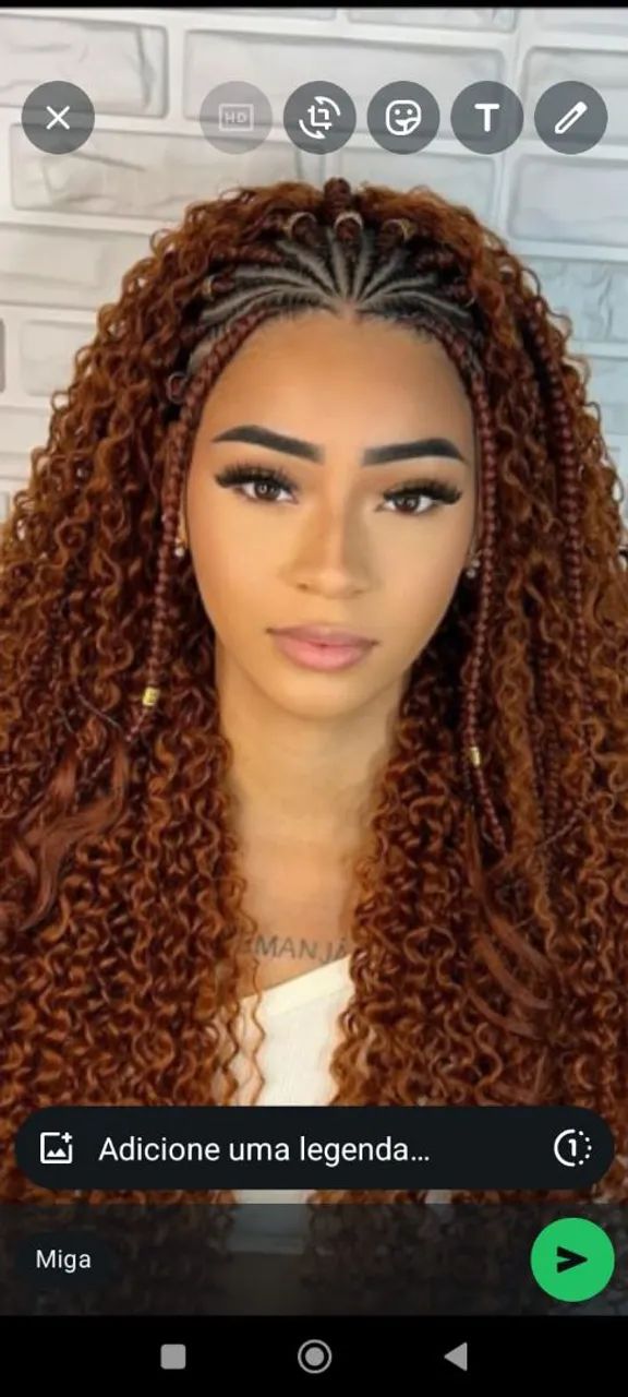Tranças Box Braids & entrelace 