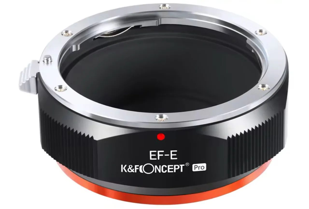 Adaptador K&F Concept EF-E Pro para Canon EF em Sony E