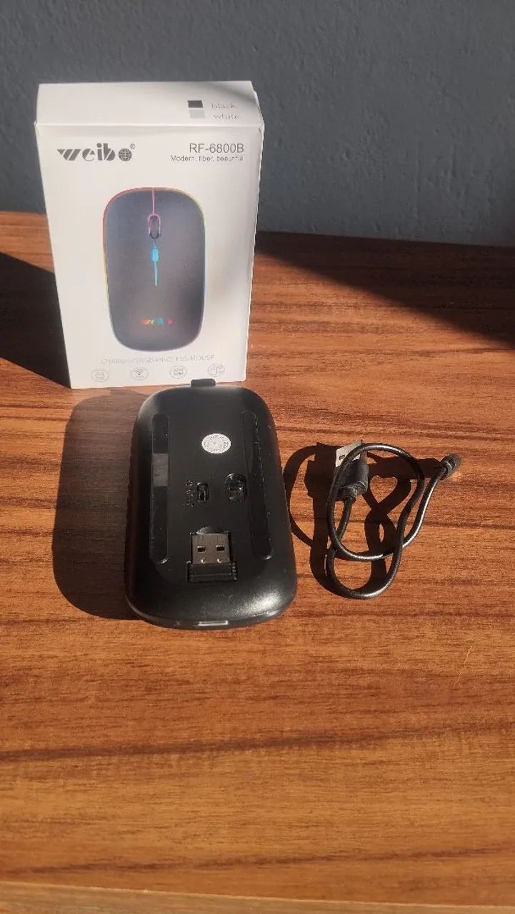 Mouse sem Fio Weibo RF-6800B - Foto 3
