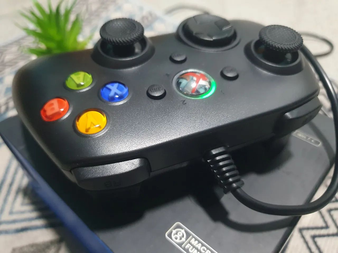 Controle com fio xbox 360, PC  - Foto 3