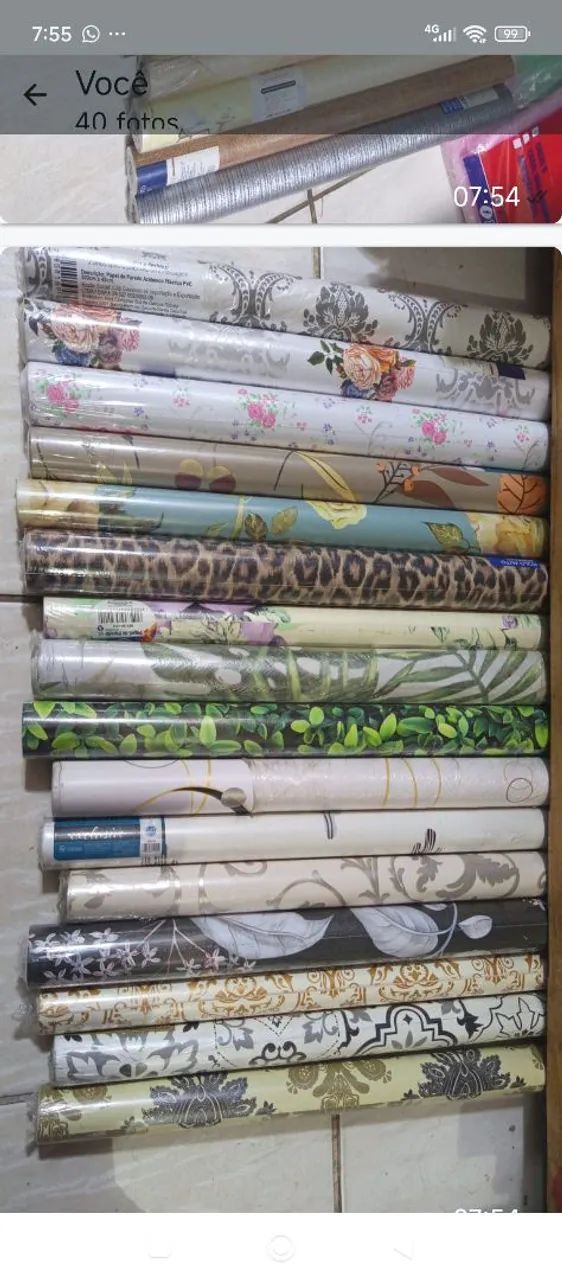 Papéis de parede 5 MT auto colante e adesivos para decoração - Foto 2