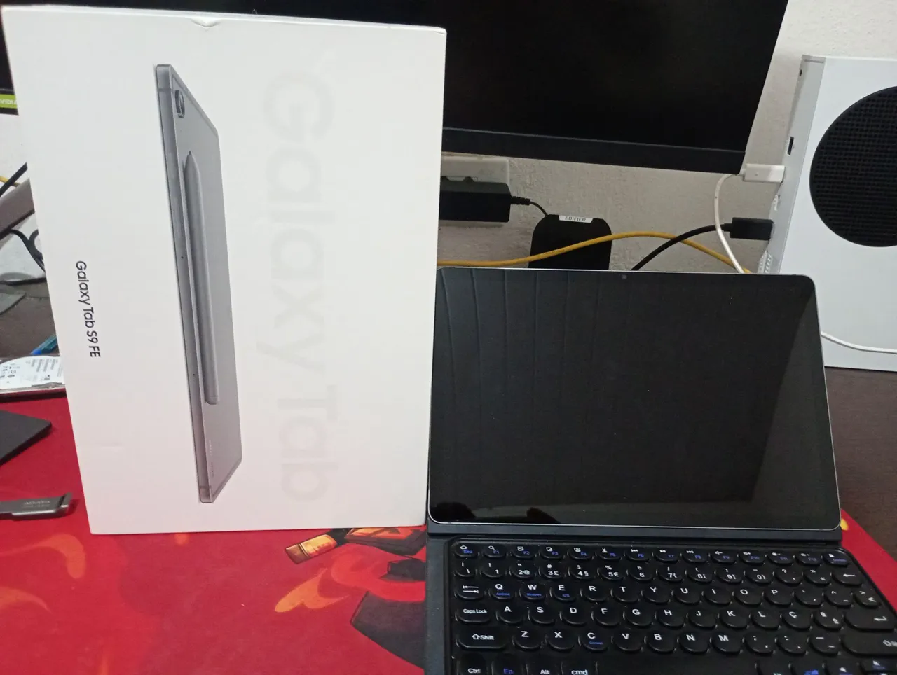 Galaxy tab s9 fe mais teclado hb