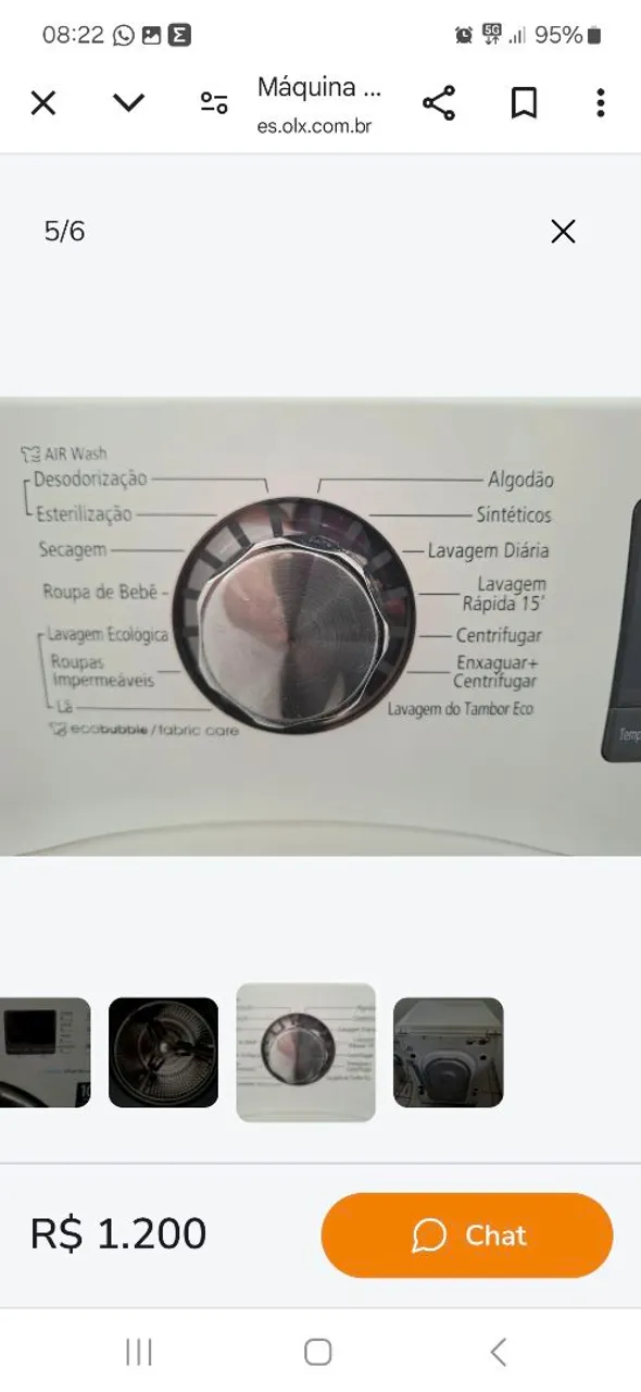 Maquina lava e seca