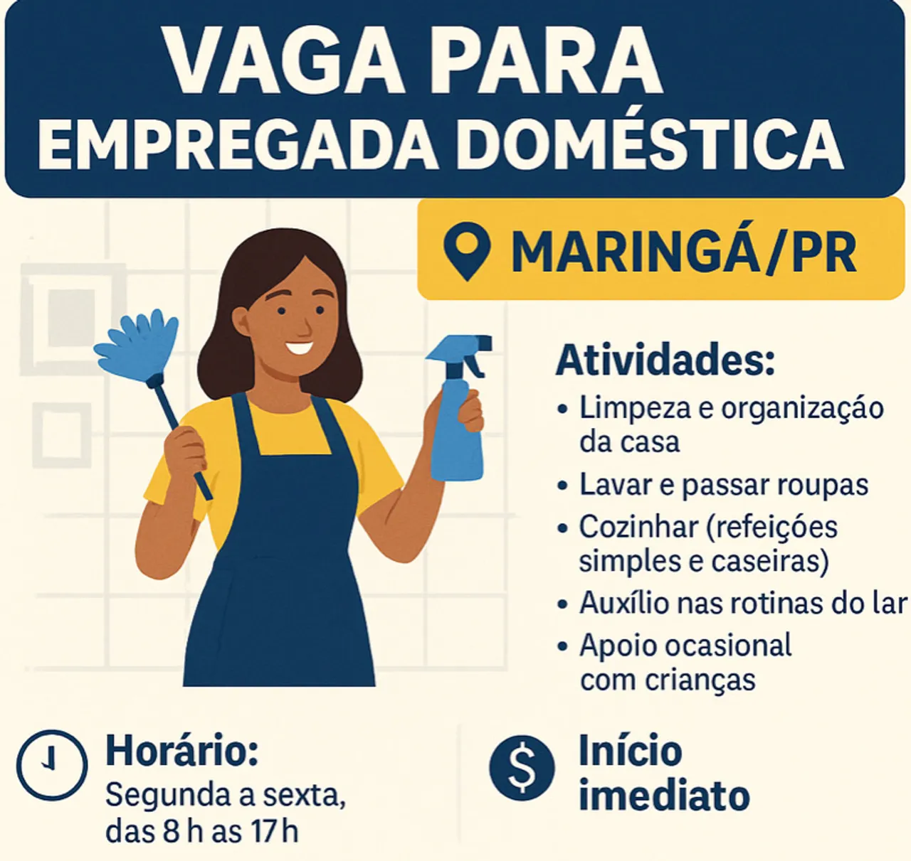 "empregada domestica" - Vagas de emprego no Brasil