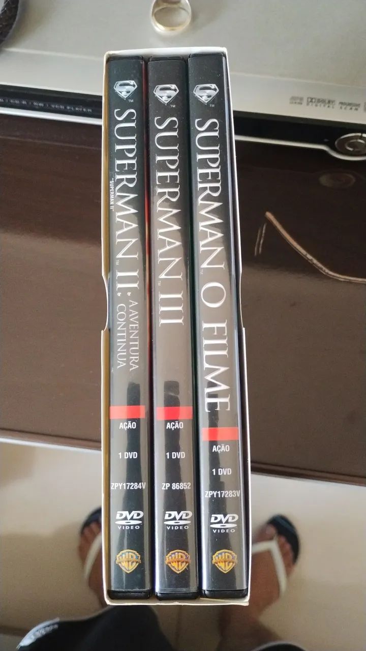 Coleção Superman dos anos 80, 3 DVDs da época  - Foto 3